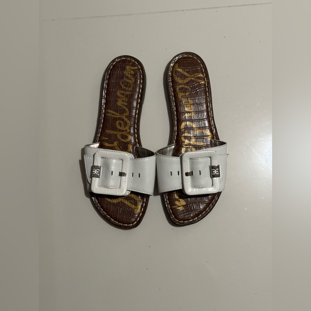 Sam Edelman white sandals - size 6